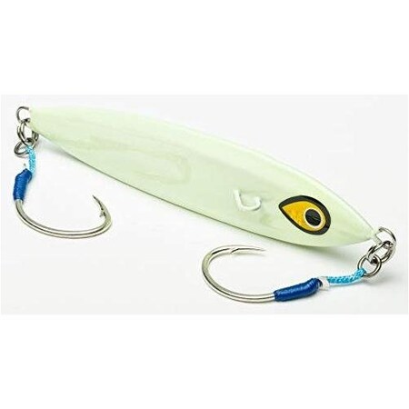 Mustad Wingman Slow Fall Jig Glow 200G7Oz MJIG06-GLO-200-1